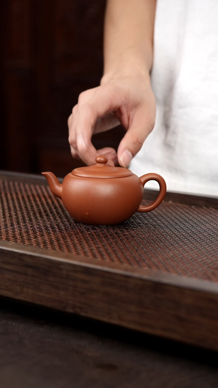 茶壶紫砂3-1笠盖