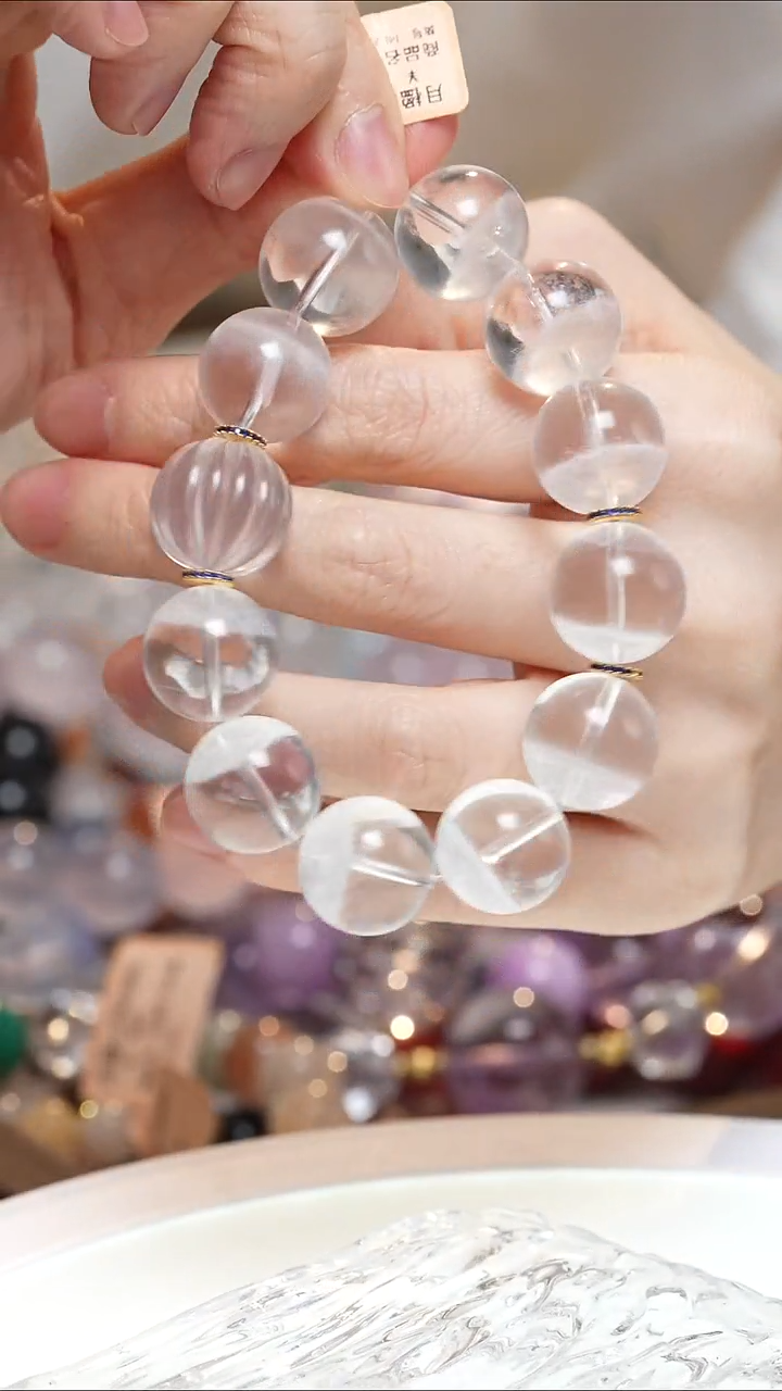 未镶嵌手串水晶白幽灵手串·MM0025NOV393L270