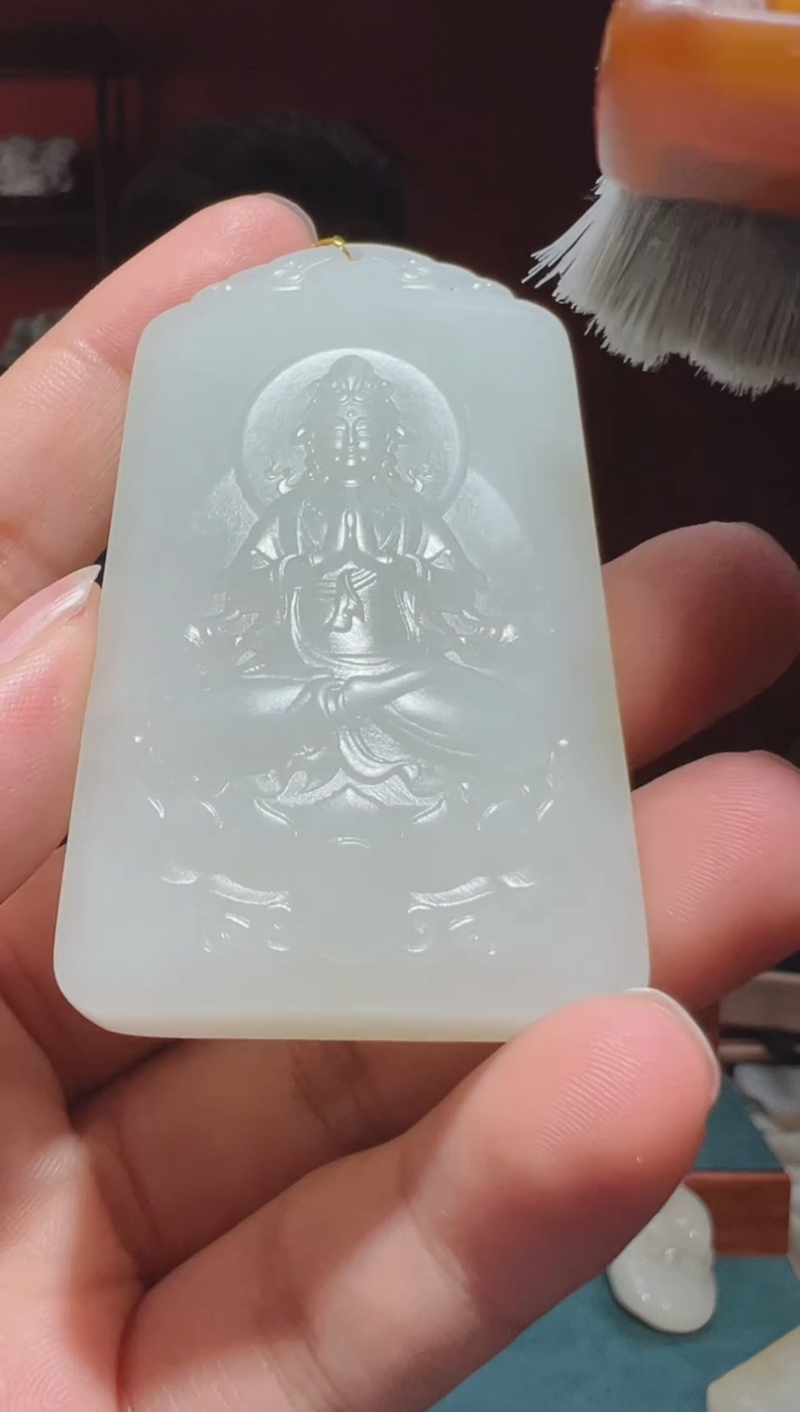 【闪购商品】和田玉吊坠(不含链)未镶嵌1