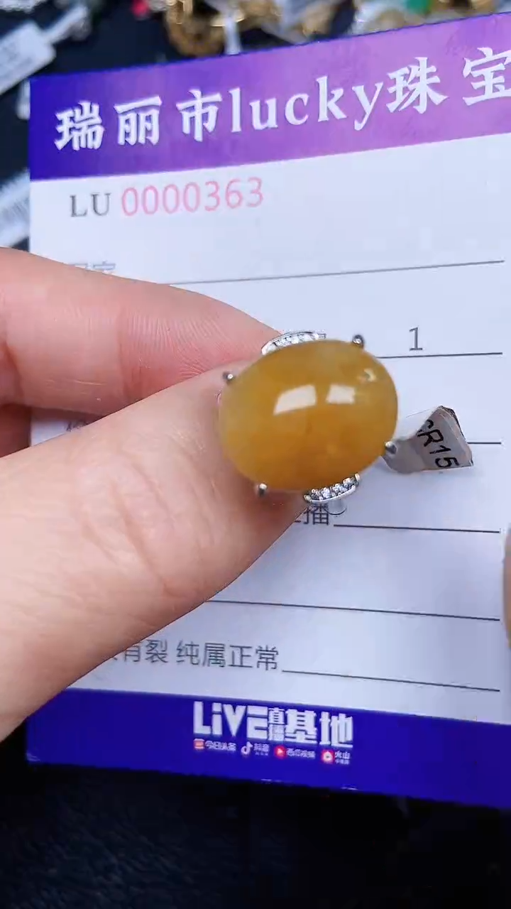 颈饰银S925镶嵌翡翠0363