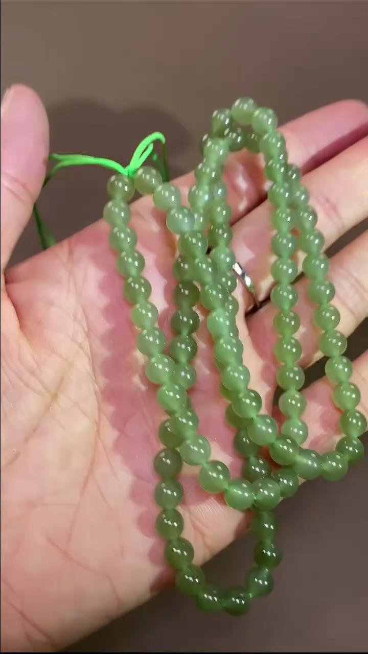 和田玉未镶嵌耳饰和田玉项链