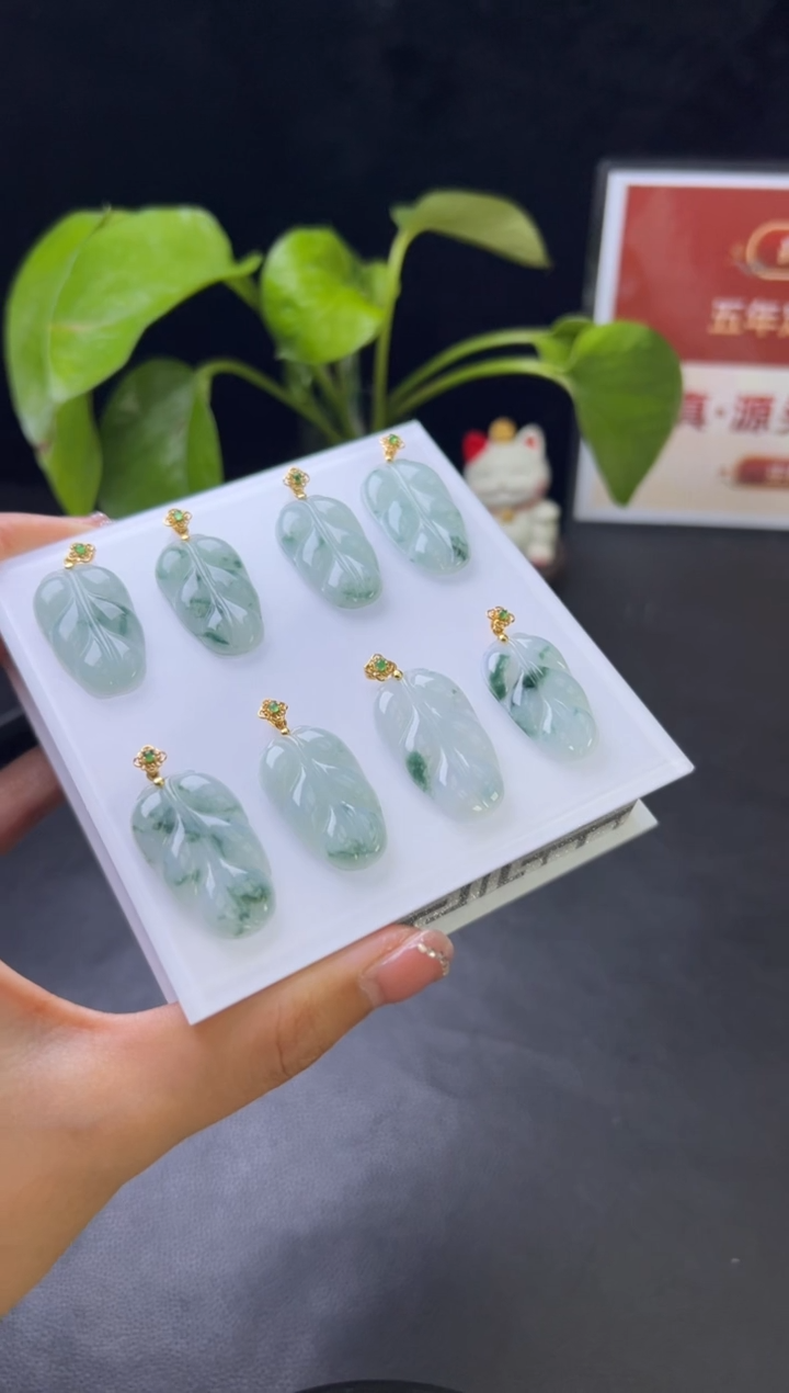 【闪购商品】翡翠颈饰银S925镶嵌008-31710F多样性发一件