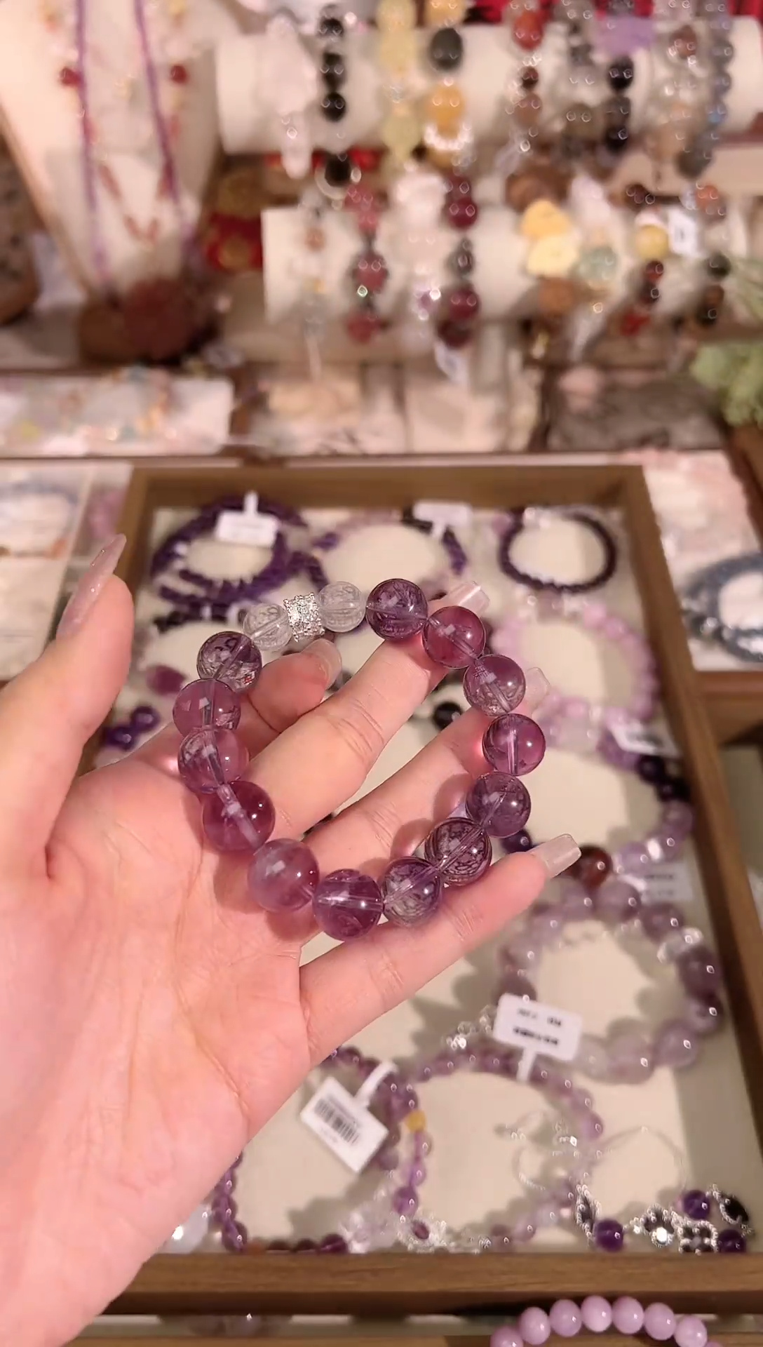 【闪购商品】水晶手链未镶嵌天然水晶 多样性发货发其一 颜色微差