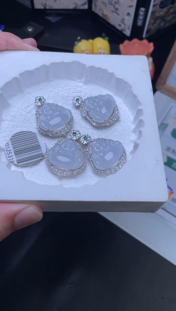 【闪购商品】翡翠挂件银S925镶嵌多样性发一件H9