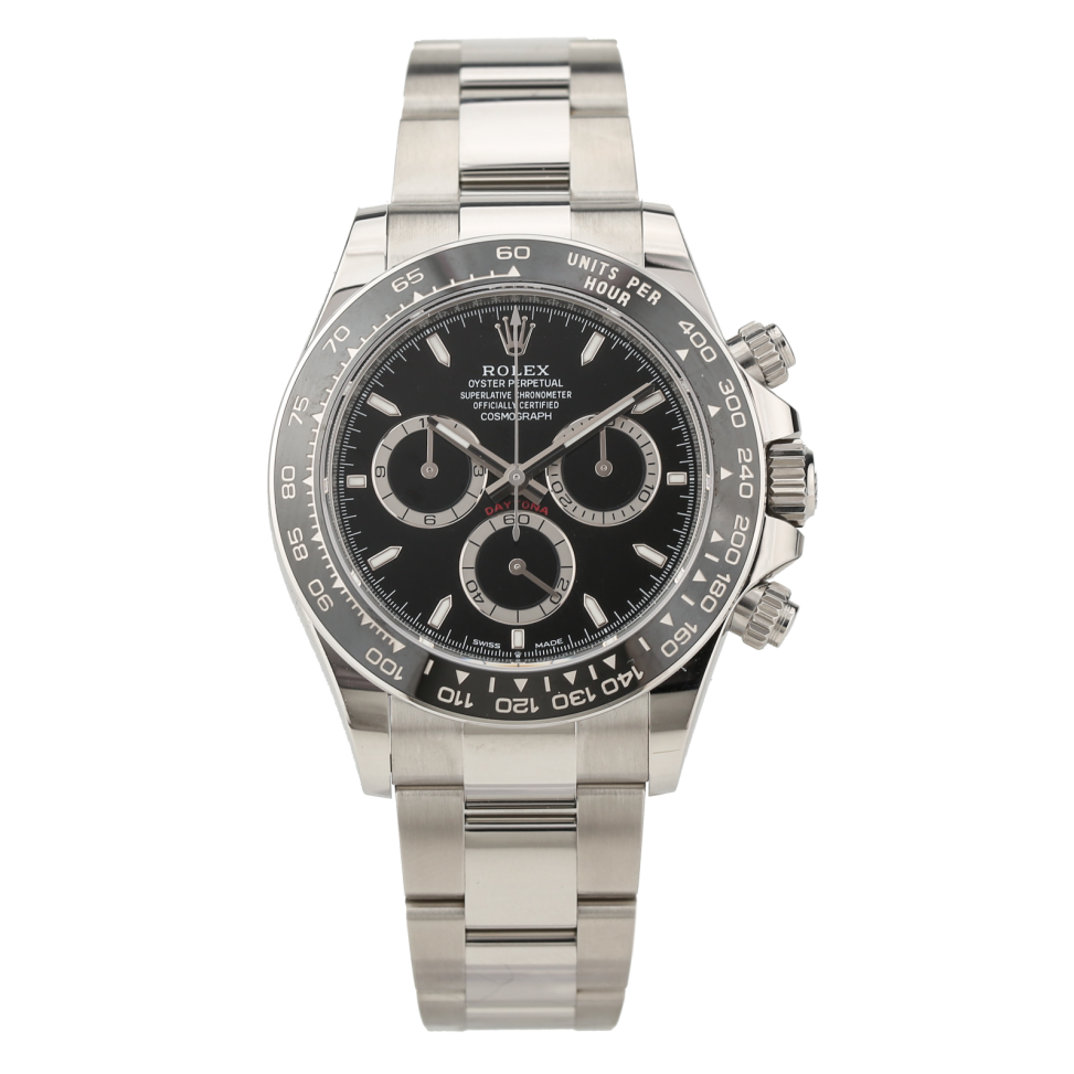 全新未使用 Rolex/劳力士 礼尚往来25年126500黑钢迪男表71UA6