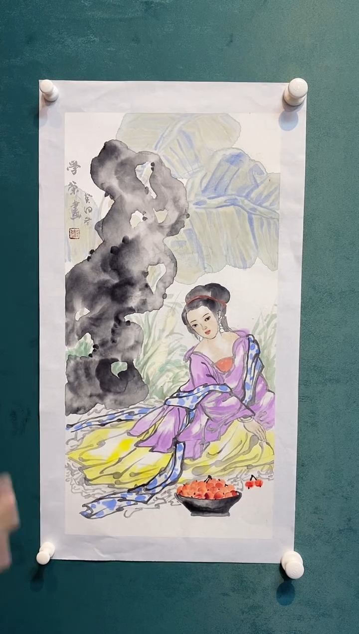 国画李学荣作品分享