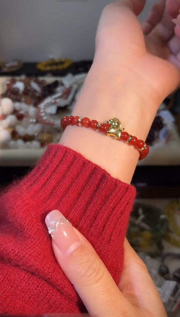 未镶嵌手串玛瑙/玉髓k388多样性发货一件