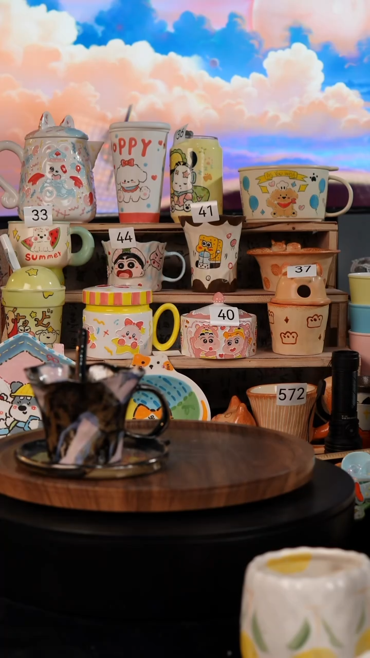 陶瓷双饮款景德镇手工陶瓷