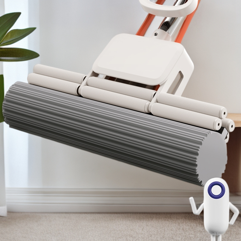 免手洗加大吸水海绵拖把家用滚轮式大号室内拖地神器耐用吸水拖把