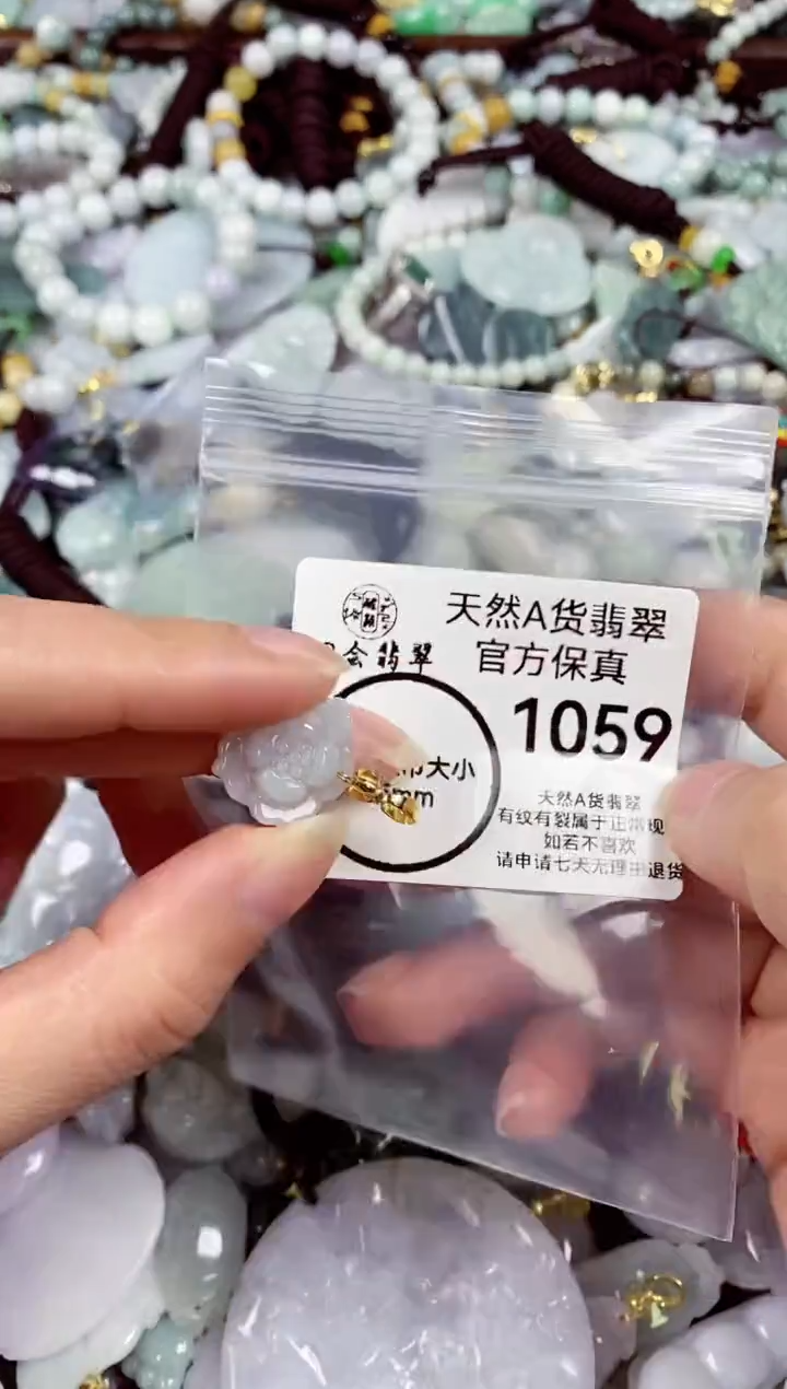 【闪购商品】翡翠颈饰未镶嵌天然A货翡翠1059