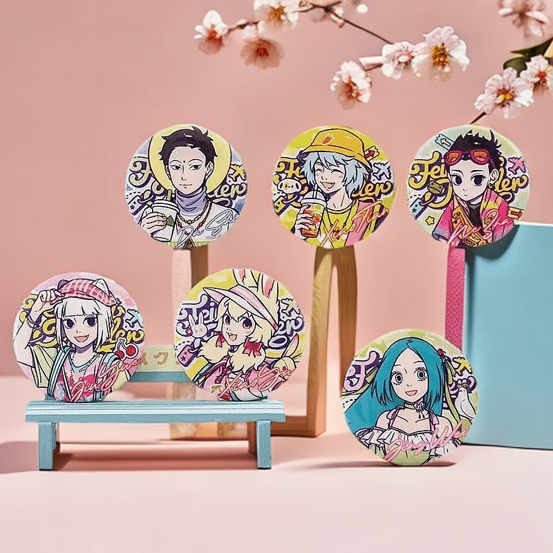 非人哉《非人旅行系列》马口铁徽章吧唧 亚克力立牌盲盒 盲袋