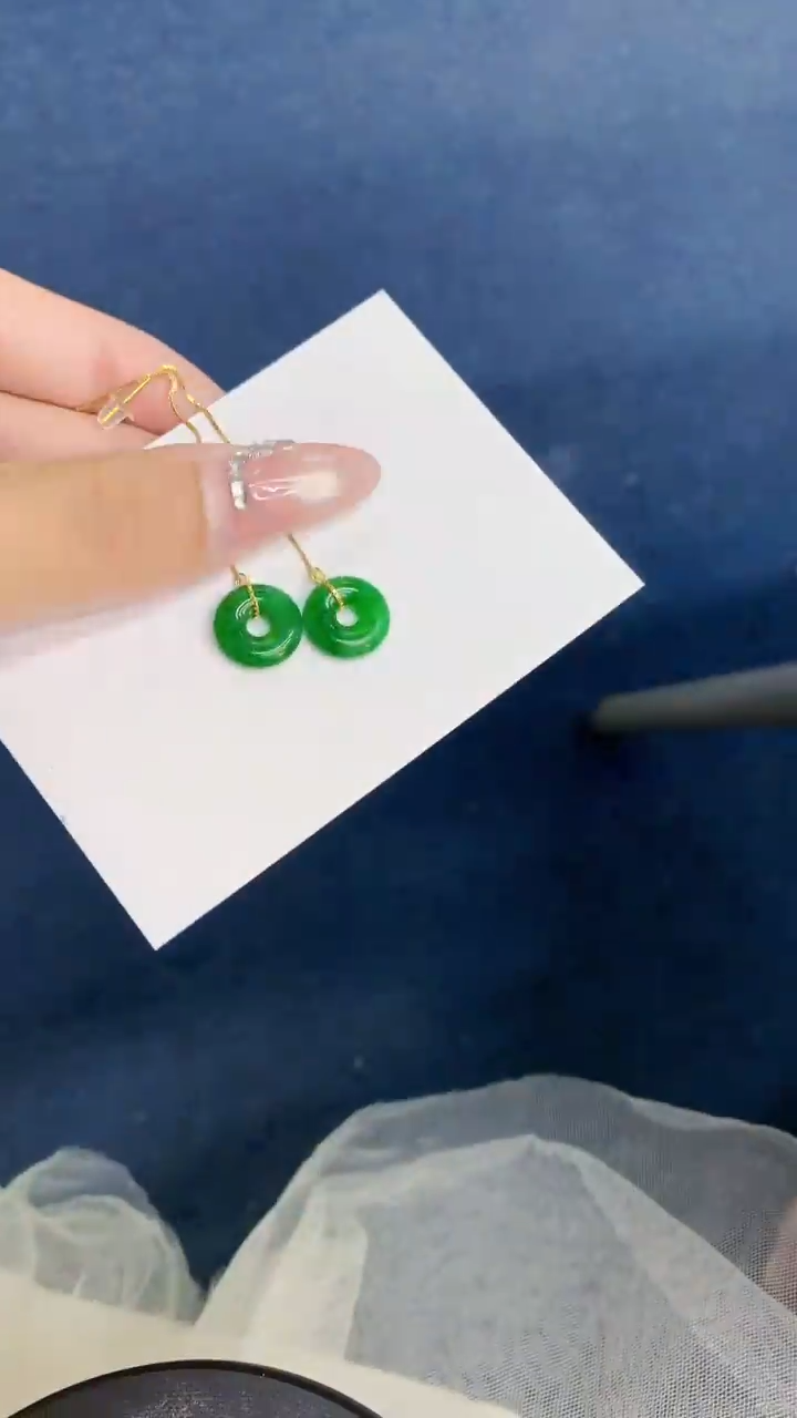 翡翠银S925镶嵌吊坠(不含链)1