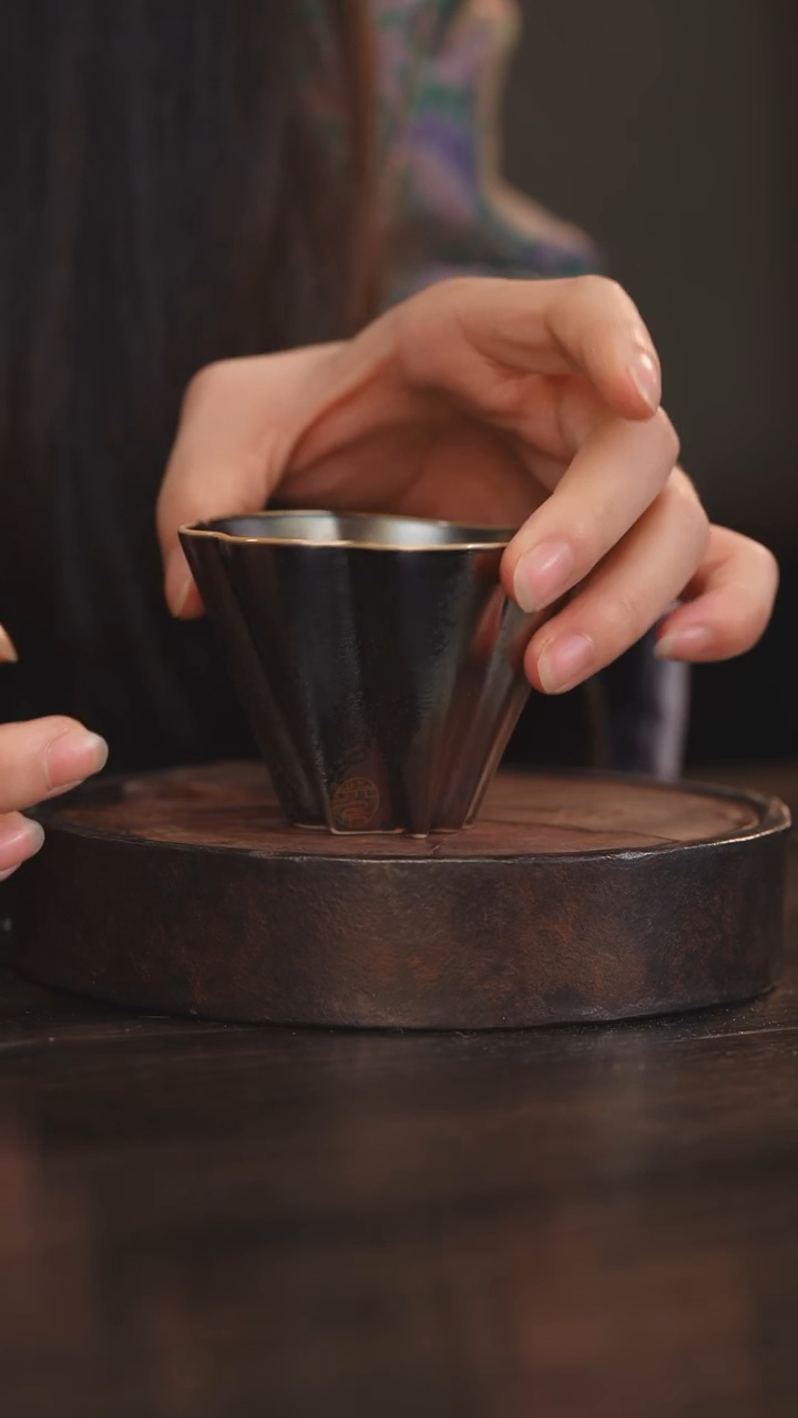 【闪购商品】杯50柴房陶瓷丨窑宝福字杯