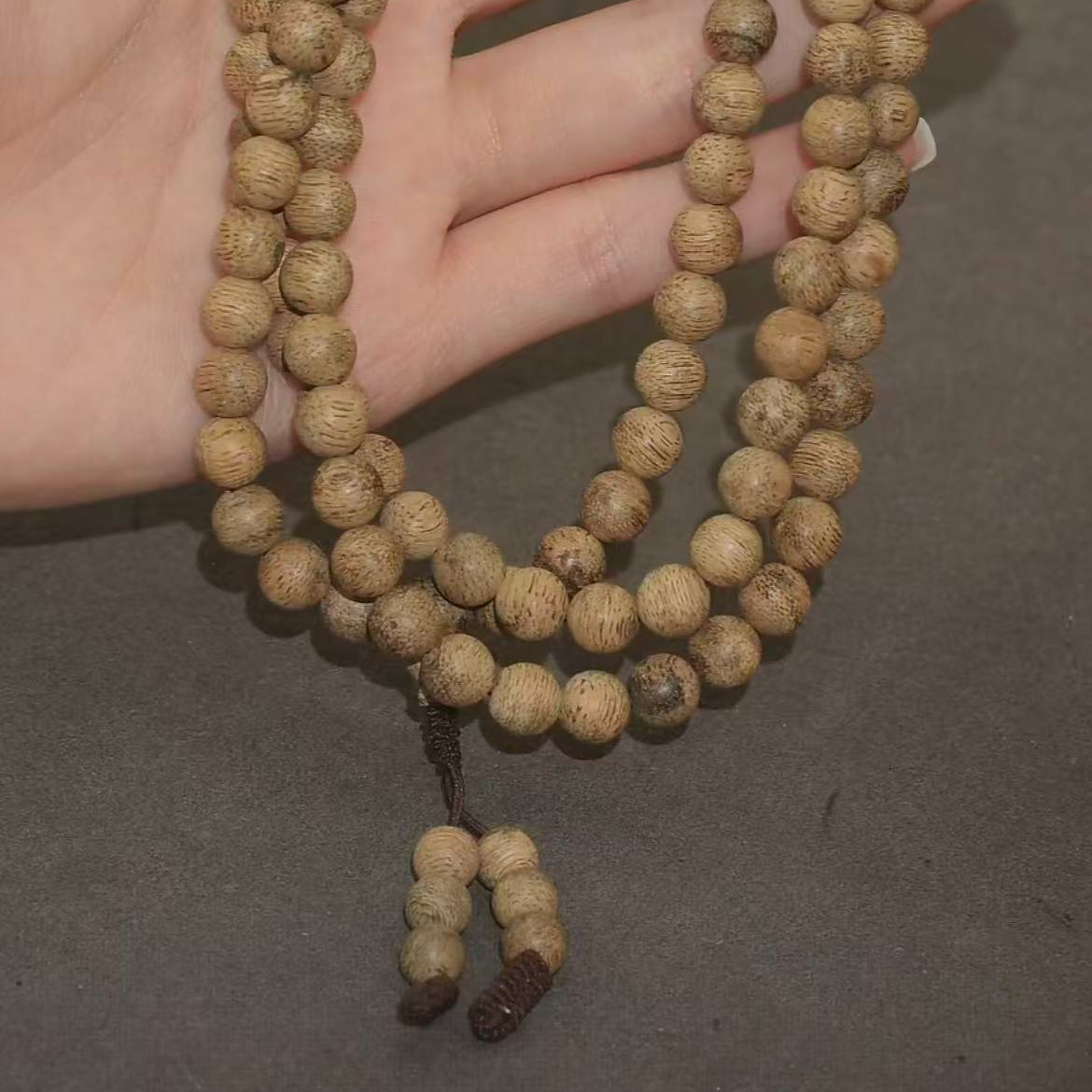 沉香天然沉香手串7MM圆珠长串多样性发货一条D（61）