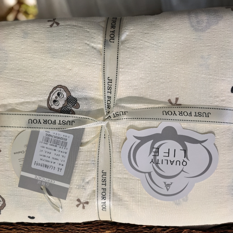 皱皱纱床品四件套