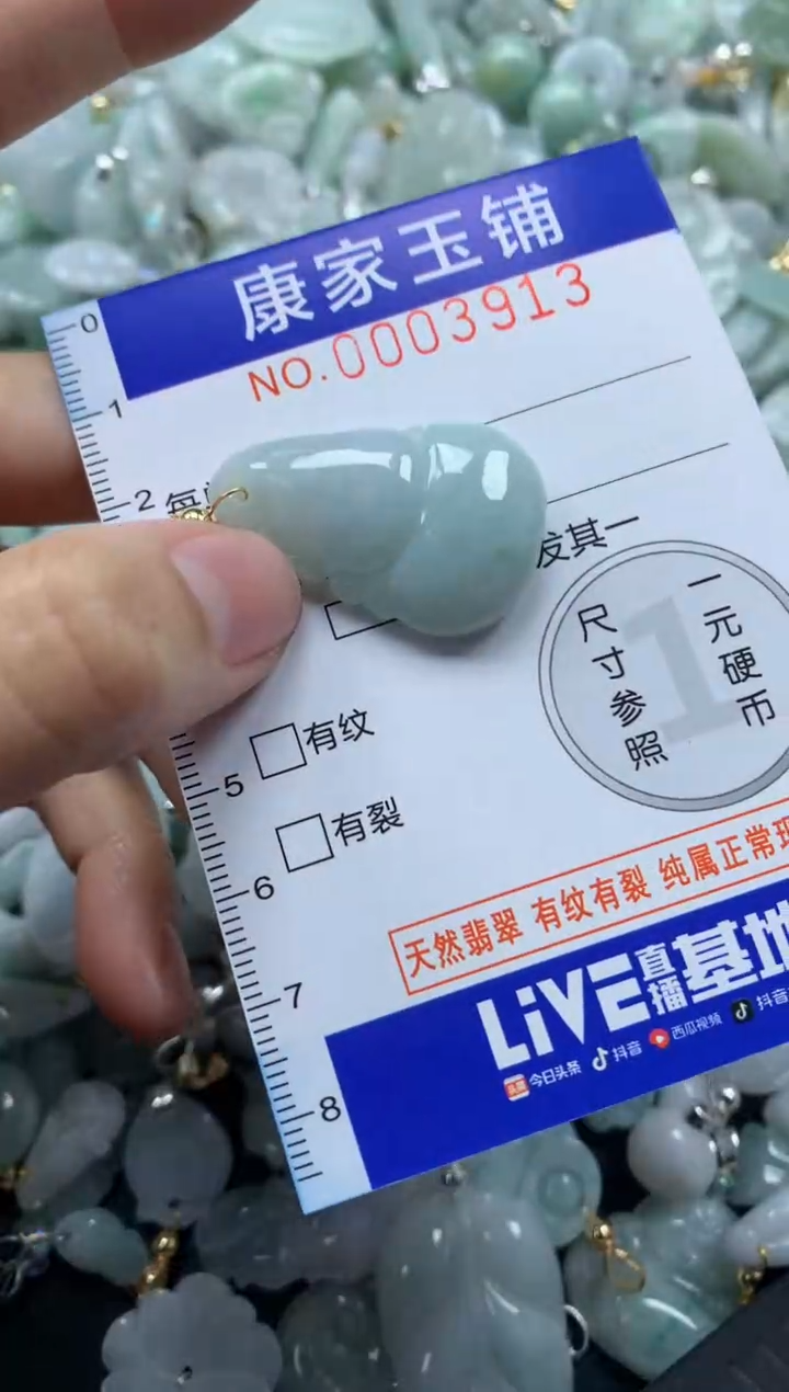 颈饰未镶嵌翡翠3913