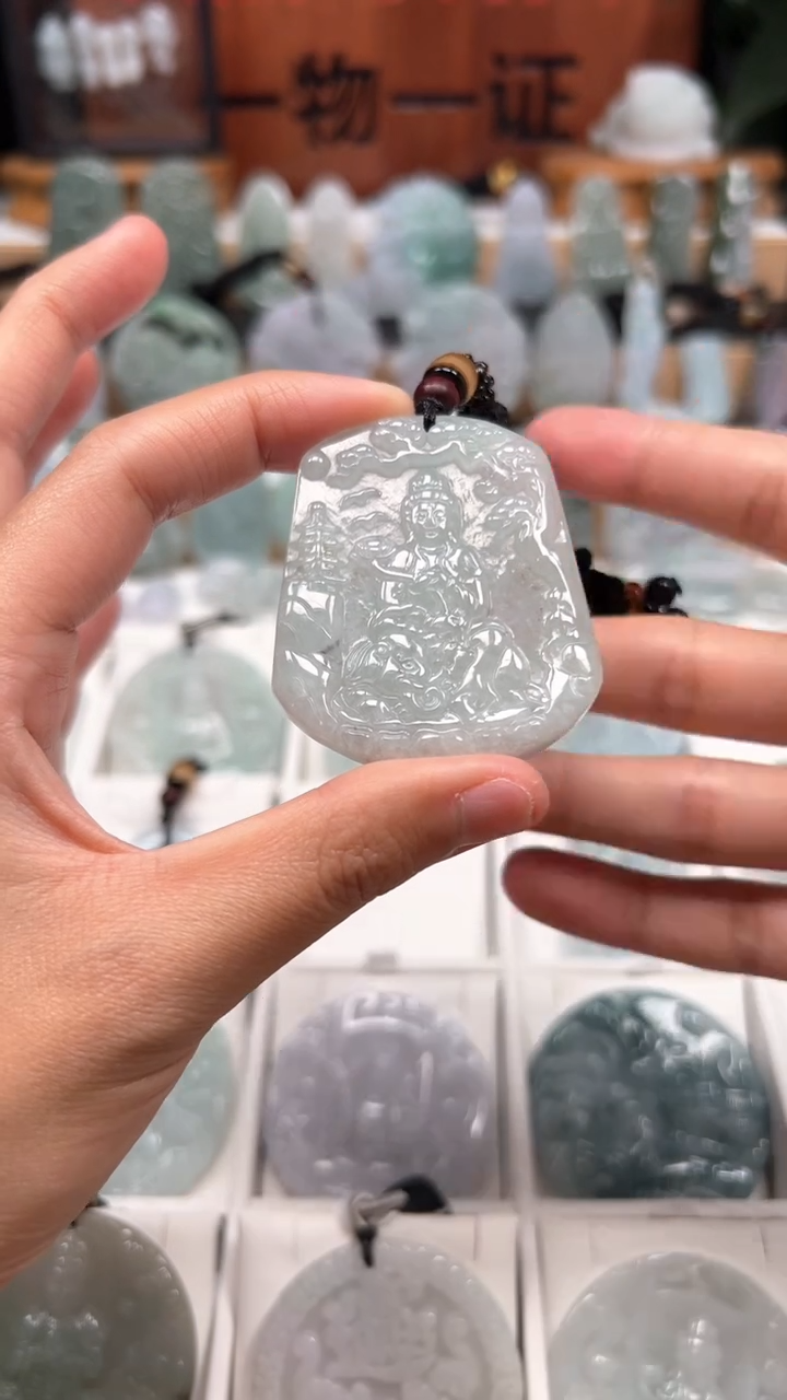 【闪购商品】翡翠颈饰未镶嵌天然A货翡翠1/22/24