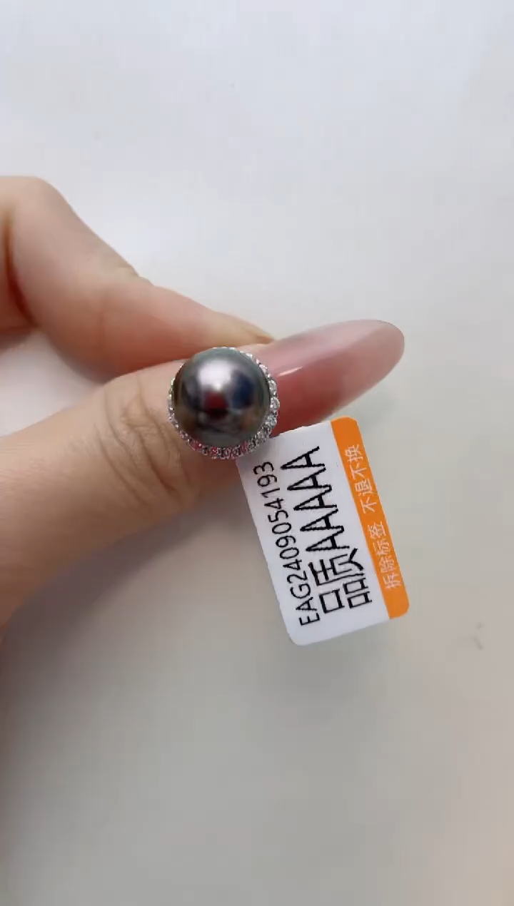 【闪购商品】海水珍珠戒指银S925镶嵌A88