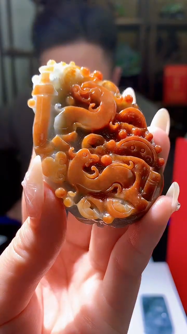 【闪购商品】定制翡翠未镶嵌5143jj-毛货挂件30