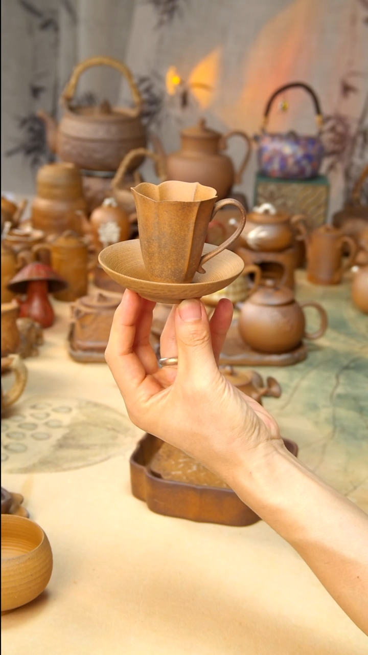 陶瓷咖啡杯+杯垫121