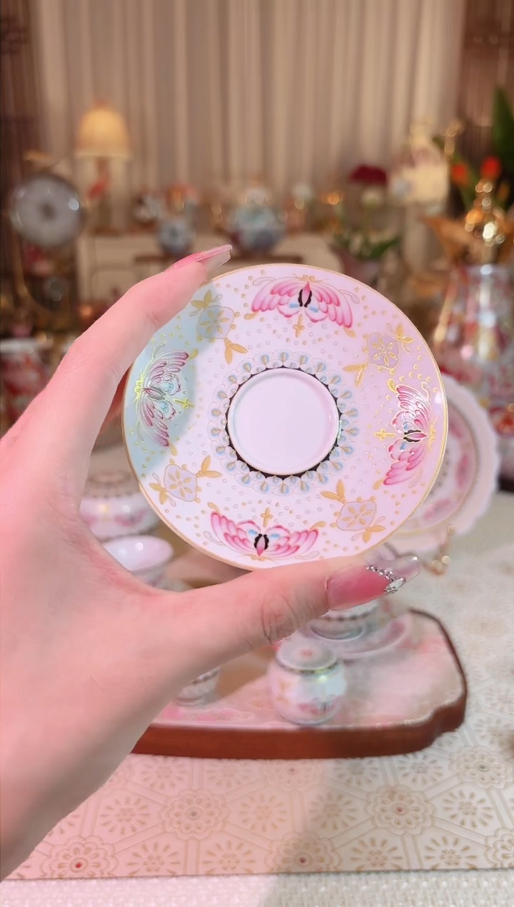 【闪购商品】瓷福蝶-杯垫