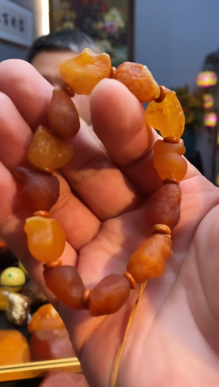 手串琥珀未镶嵌手串