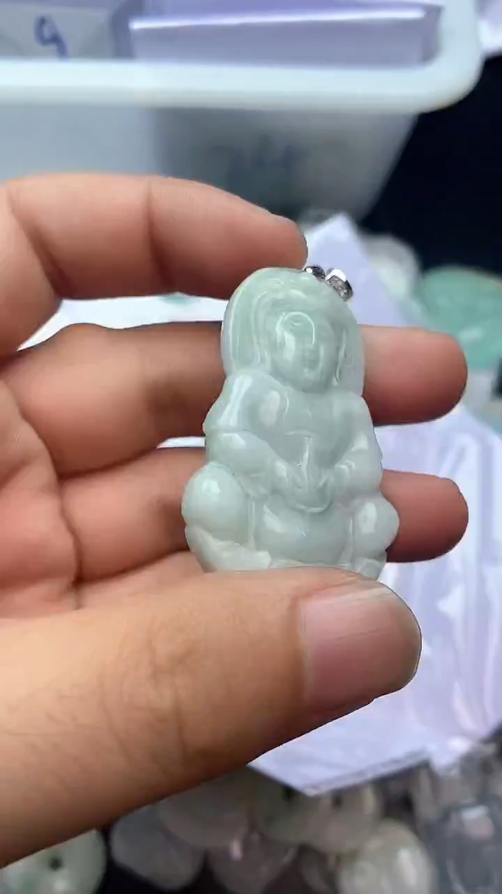 翡翠未镶嵌颈饰有纹有裂介意勿拍