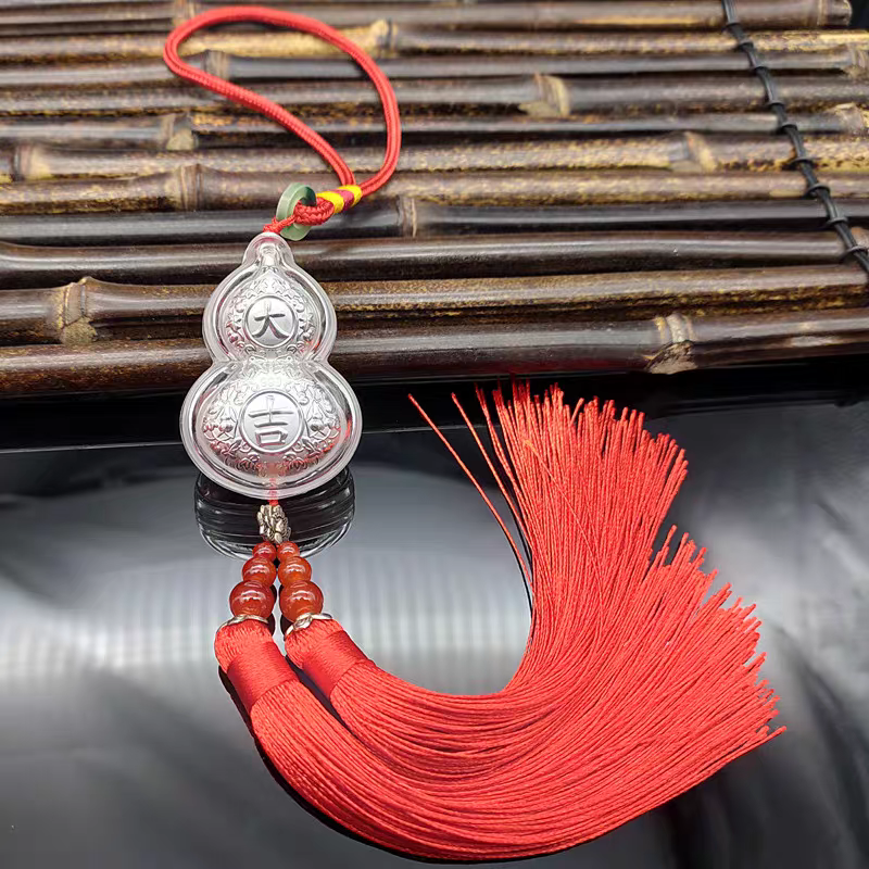 足银银制品 吊坠足银 足银大吉大利葫芦挂件