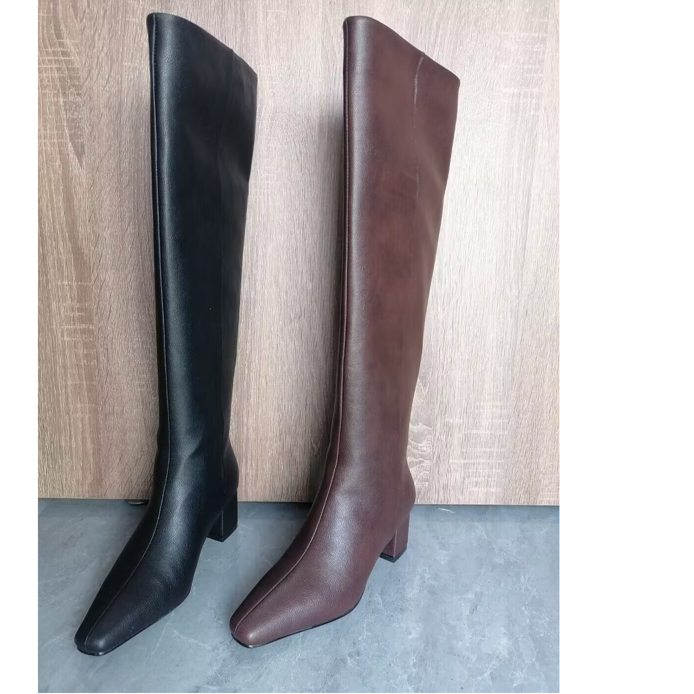 秋冬氛围感~百搭时尚粗跟长靴MK268