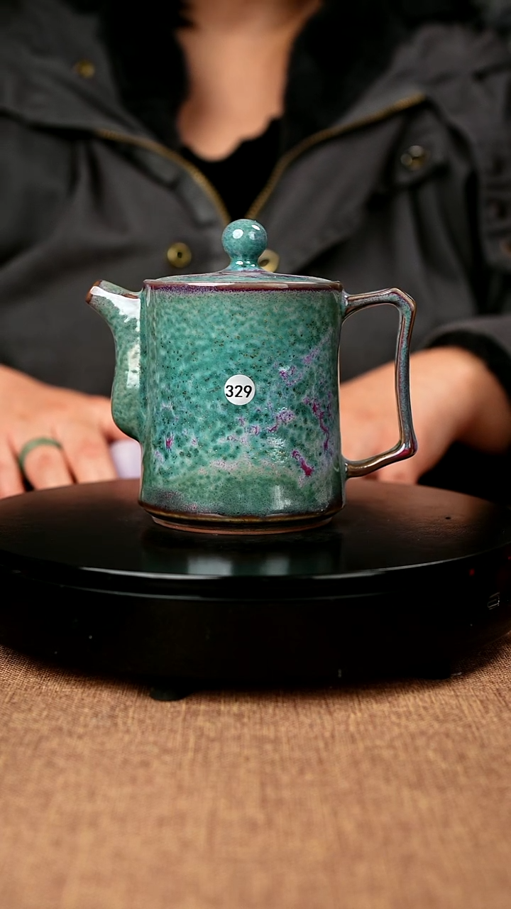 【闪购商品】329#段晓辉一级品原矿钧瓷炉钧釉壶