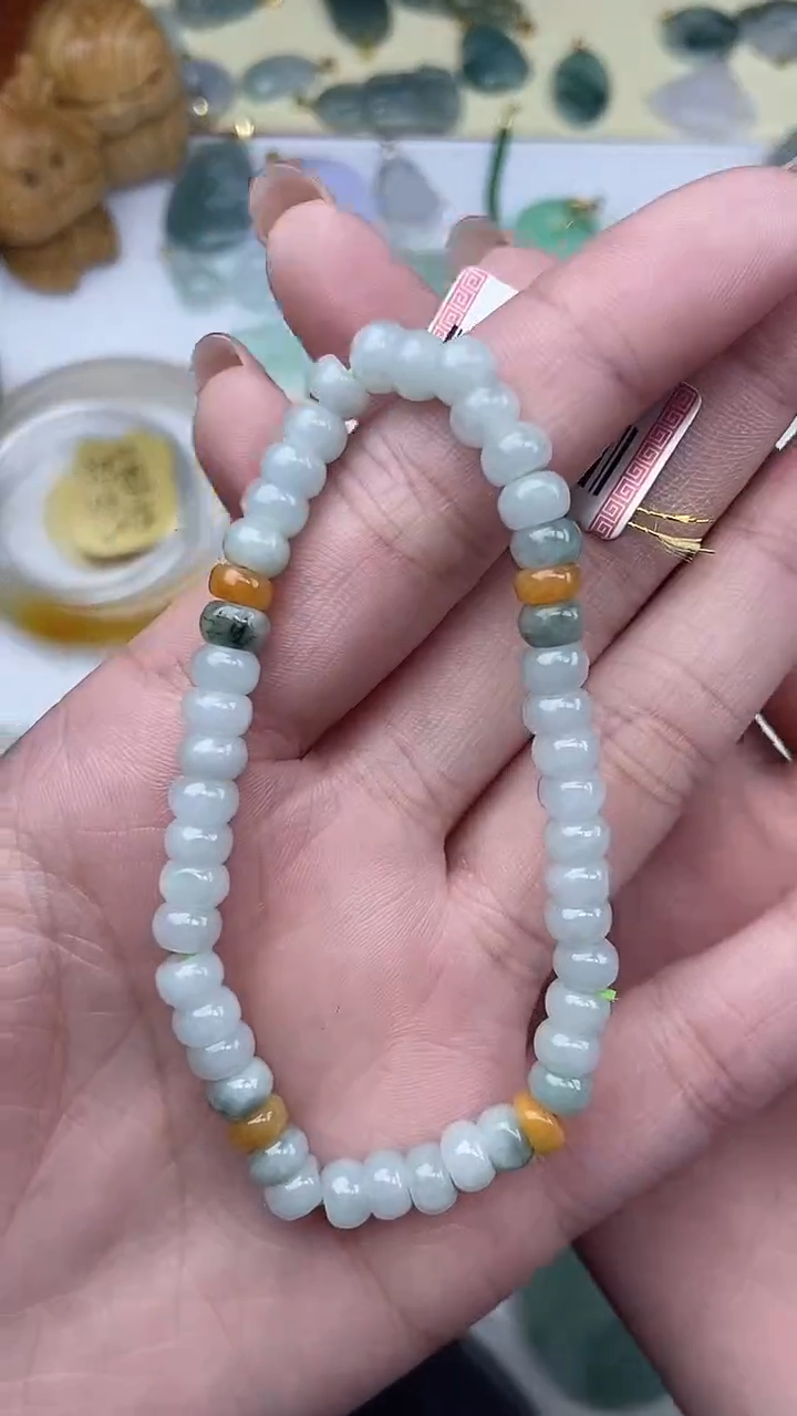 【闪购商品】翡翠吊坠(不含链)未镶嵌天然翡翠A货-手串
