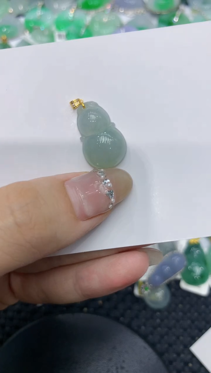 【闪购商品】翡翠颈饰18K金镶嵌222222222