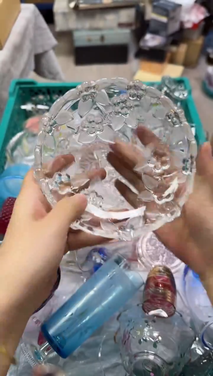 手工艺品玻璃山*郎834