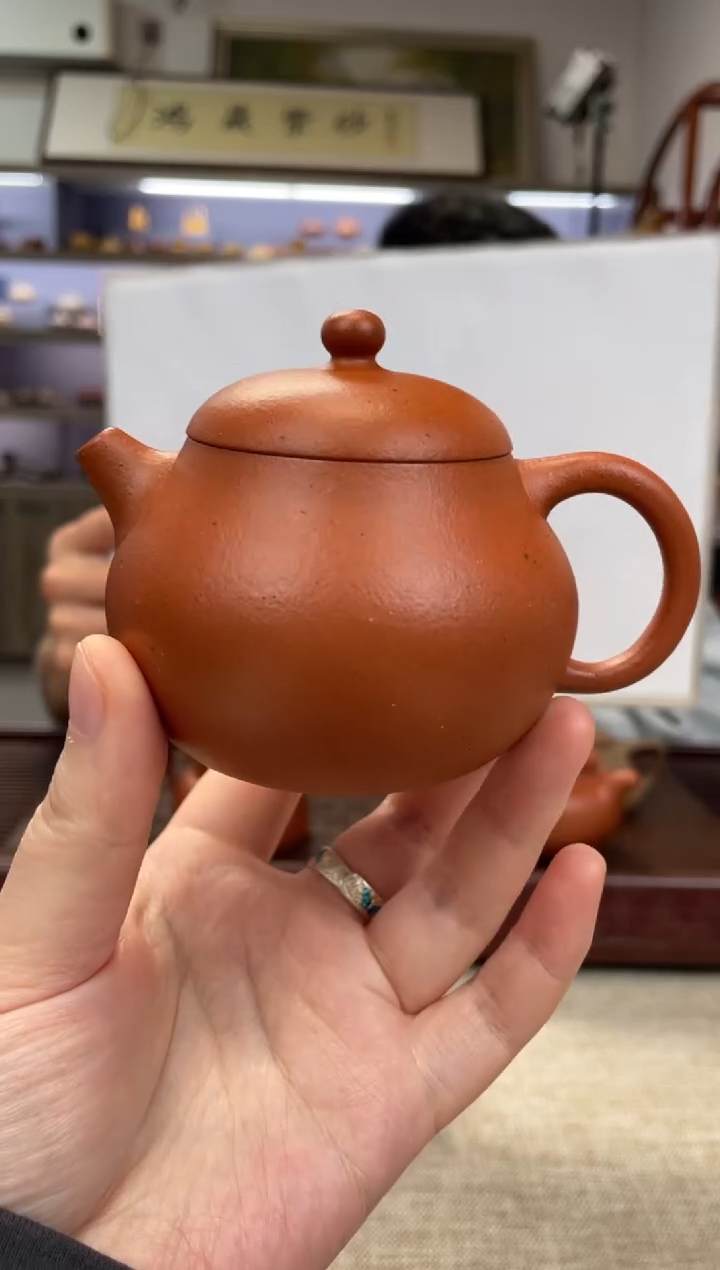 【闪购商品】紫砂茶壶降坡 文旦  矿标证书  孤品