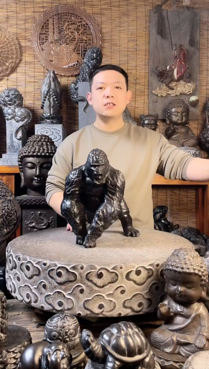 【闪购商品】30经典金刚天然青石雕刻