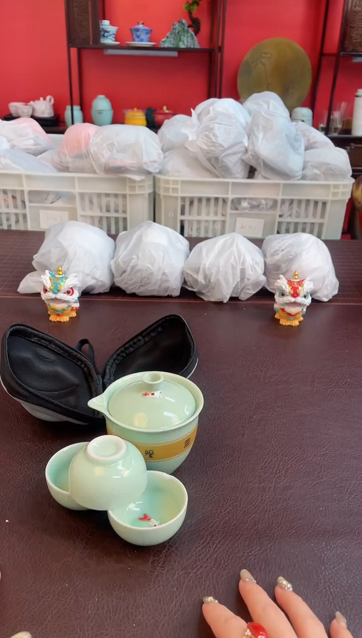 【闪购商品】瓷片【沉鱼茶器】清货底价 库存单一