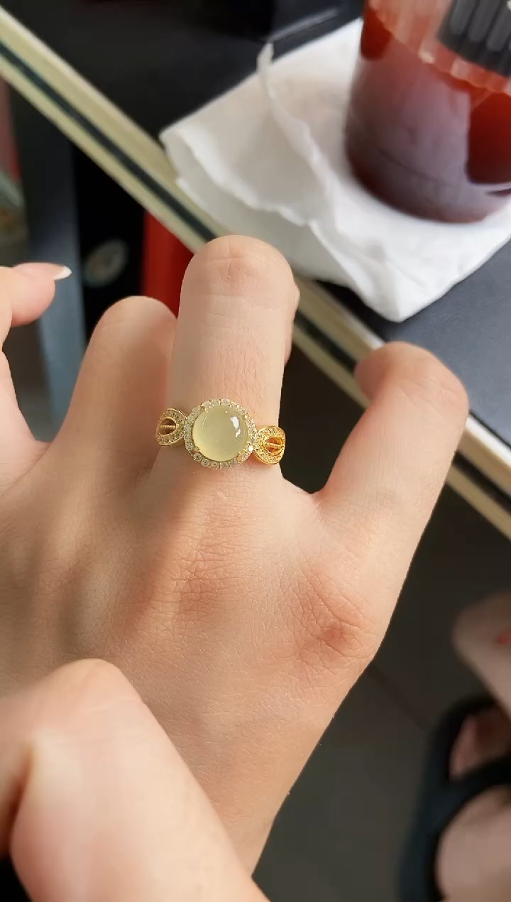 银S925镶嵌戒指翡翠21
