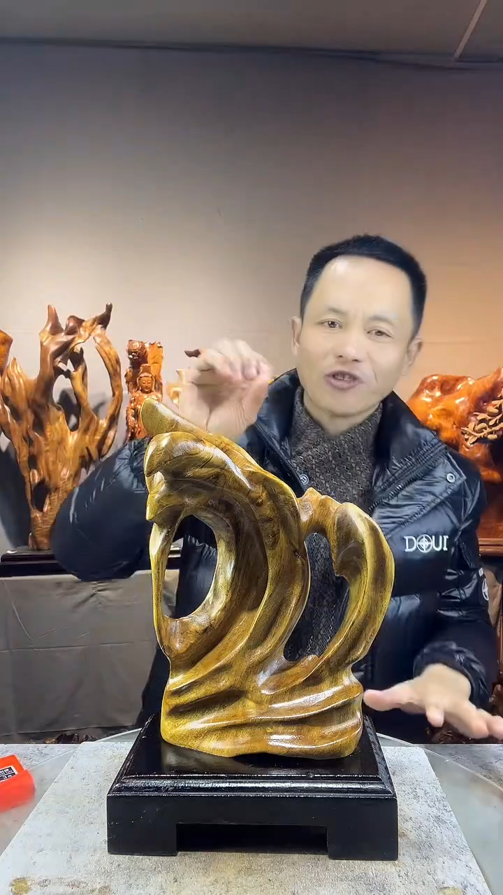 金丝楠健***?小叶桢楠随行摆件2