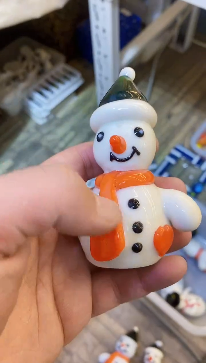 【闪购商品】琉璃手工艺品雪人