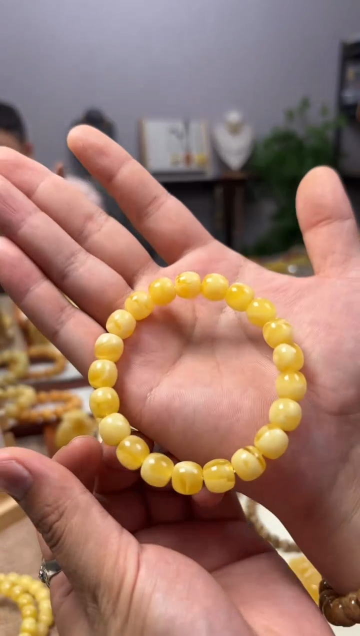 【闪购商品】蜜蜡裸石未镶嵌手串