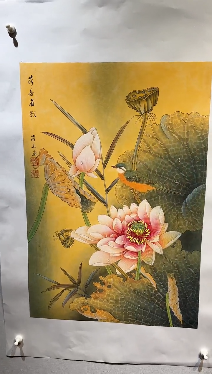 国画国画HN-1101577-张跃华央创美术馆精品定制备案作品