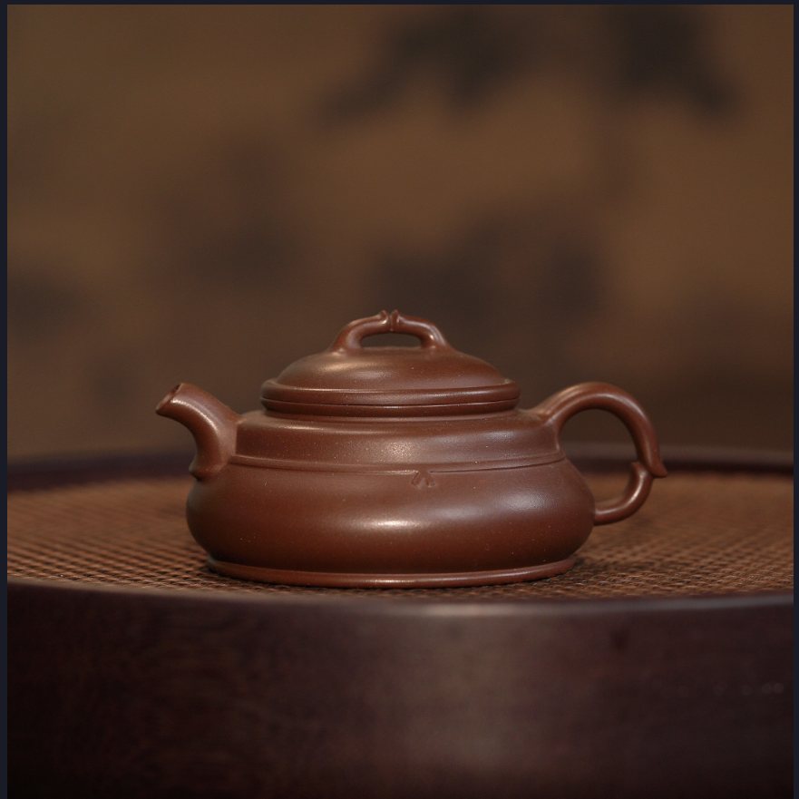 【陶研专属】 葫芦 台西岩中紫泥（中层） 150cc 紫铭轩 紫砂壶