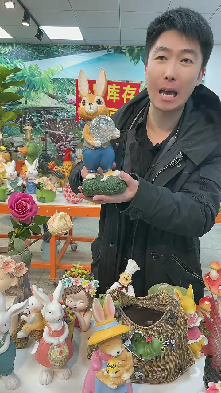 【闪购商品】无铅玻璃花园庭院摆件饰品&00&
