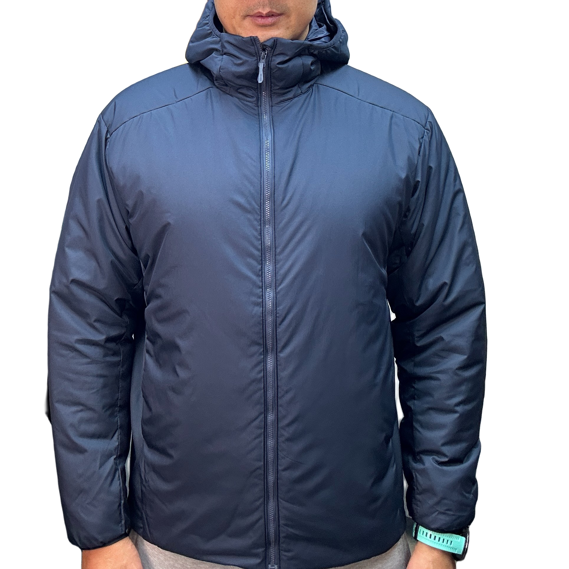 XL黑/冬连帽男士保暖外套