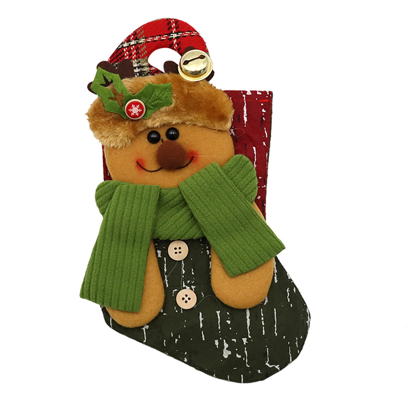 绒致圣诞祈愿袜 1个