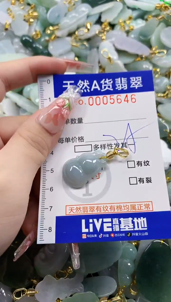 颈饰未镶嵌翡翠天然A货翡翠