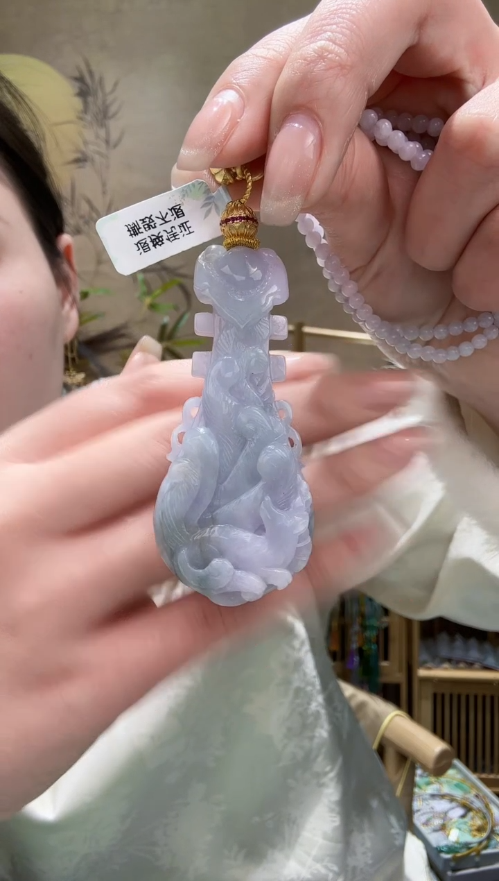 【闪购商品】翡翠颈饰未镶嵌吊坠