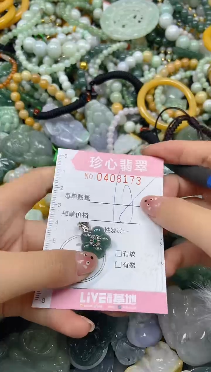 颈饰未镶嵌翡翠闪购0408173