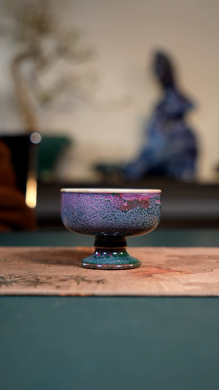 特色钧瓷茶器摆件6