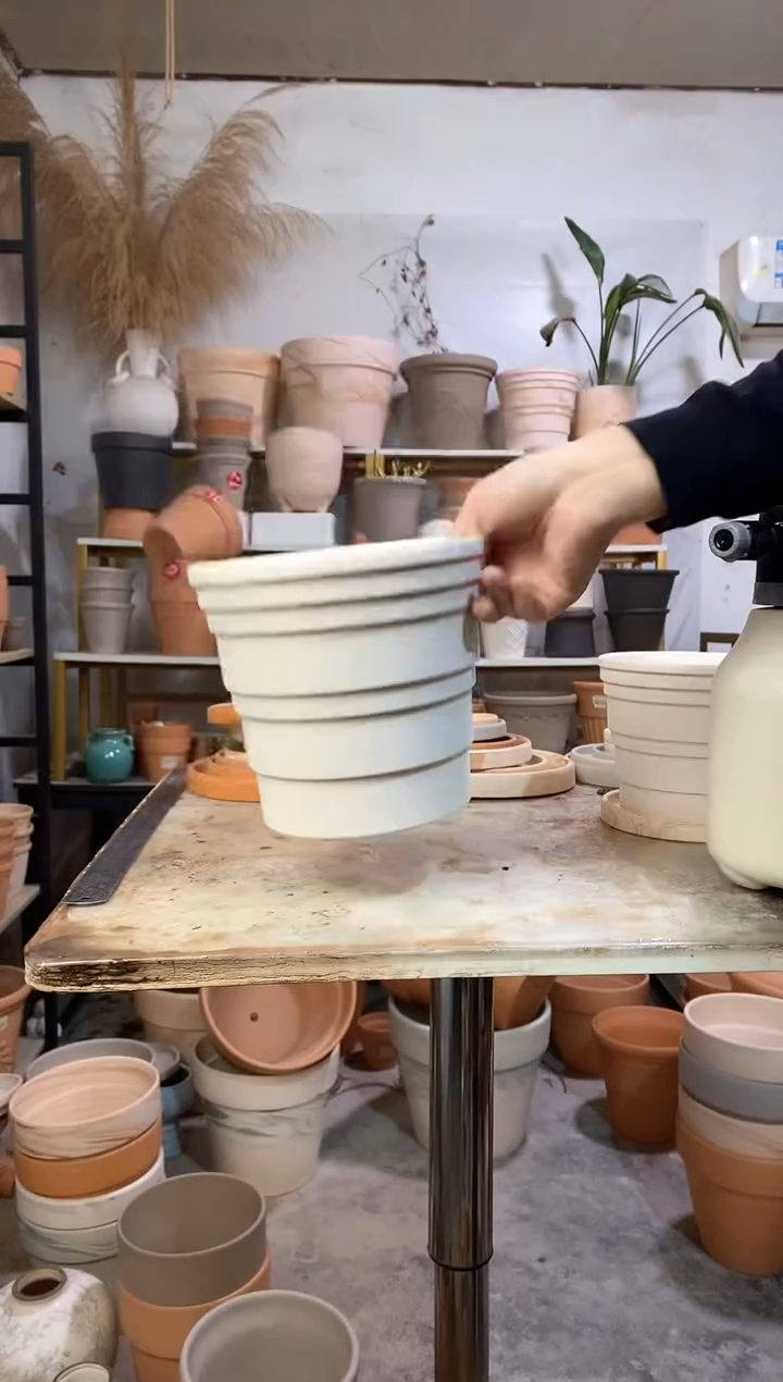 20*18白色竹节 1盆无托